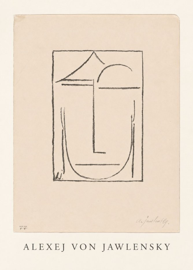 Alexej von Jawlensky Abstract Head No4 - Juliste