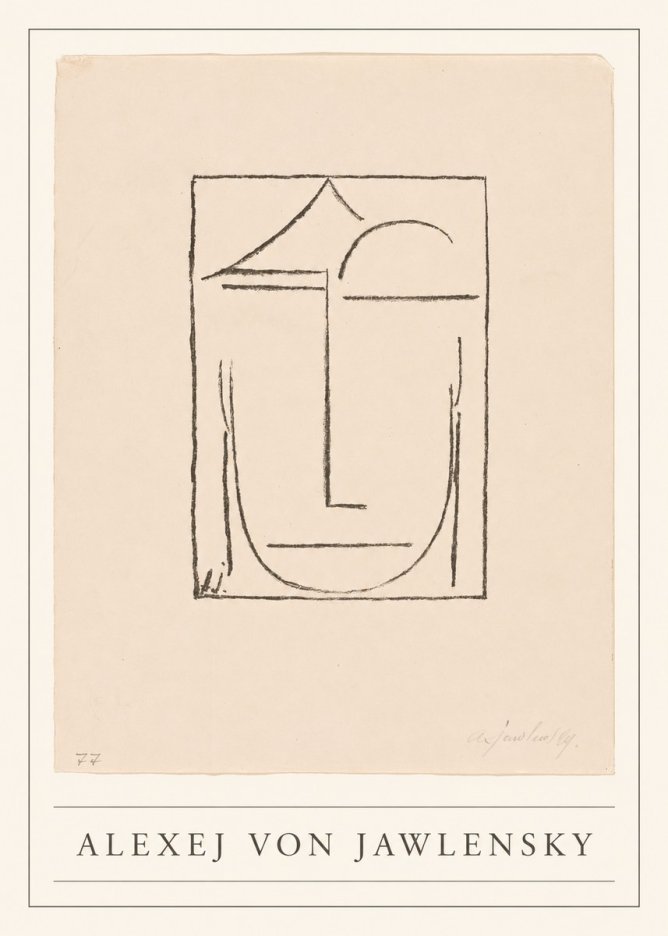 Alexej von Jawlensky Abstract Head No5 - Juliste