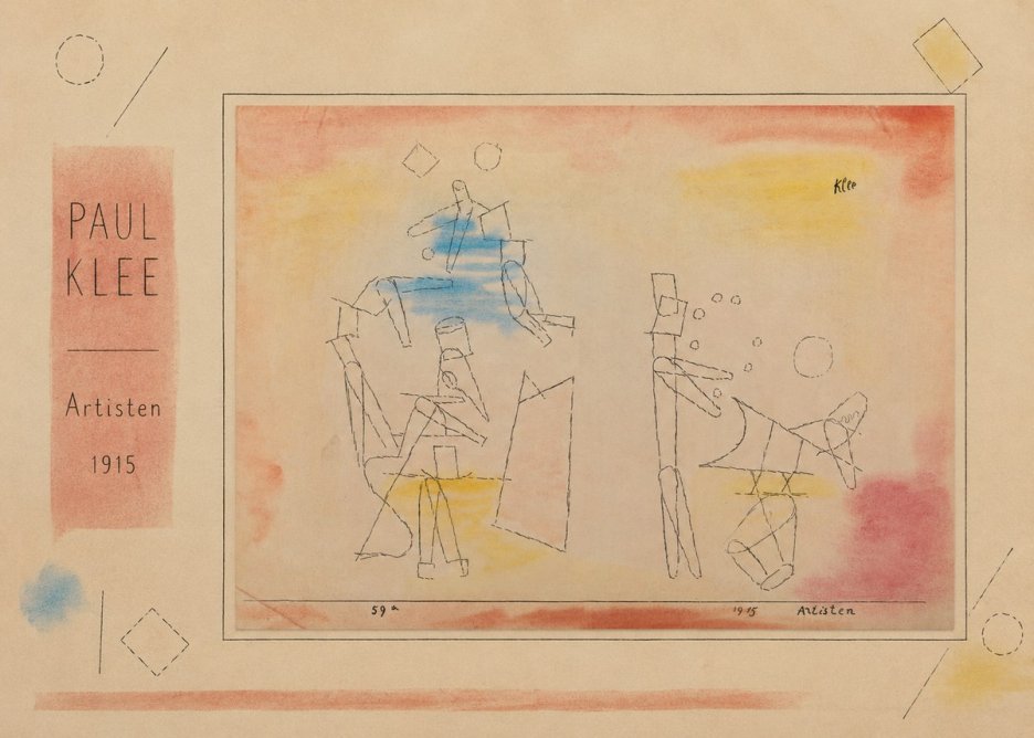Paul Klee Artisten No2 - Juliste