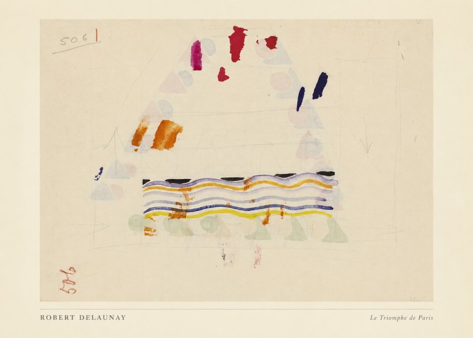 Robert Delaunay Le Triomphe De Paris V No4 - Juliste