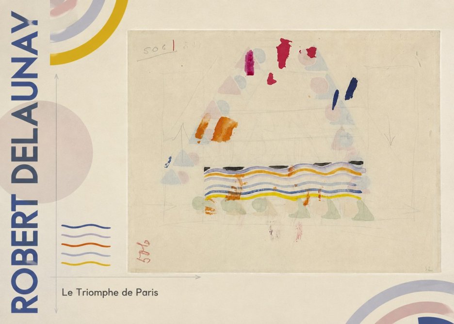 Robert Delaunay Le Triomphe De Paris V No5 - Juliste
