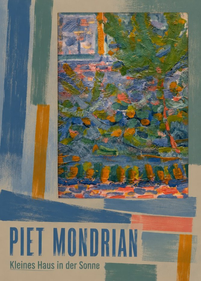 Piet Mondrian Kleines Haus in Der Sonne III No5 - Juliste