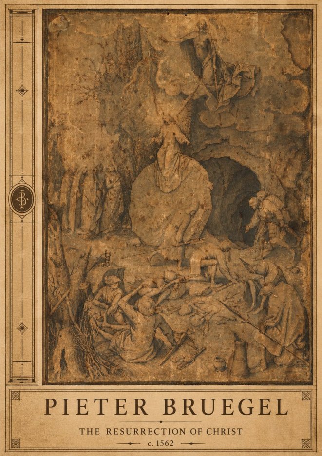 Pieter Bruegel The Resurrection of Christ No2 - Juliste