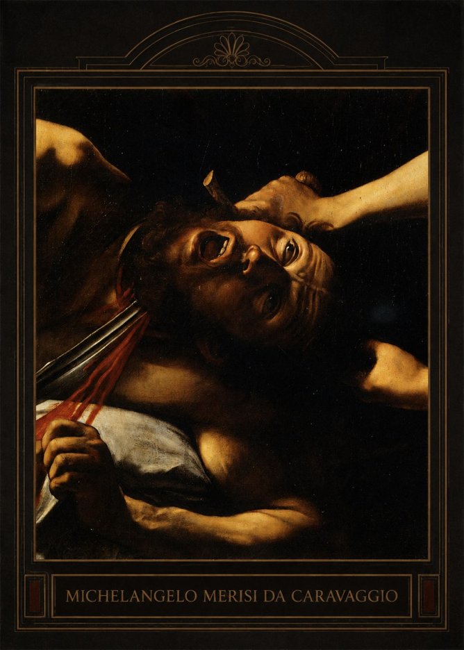 Michelangelo Merisi da Caravaggio David with the Head of Goliath IV No3 - Juliste