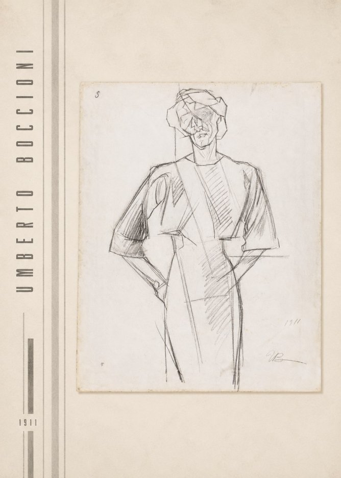 Umberto Boccioni Figure Study, 1911 No3 - Juliste