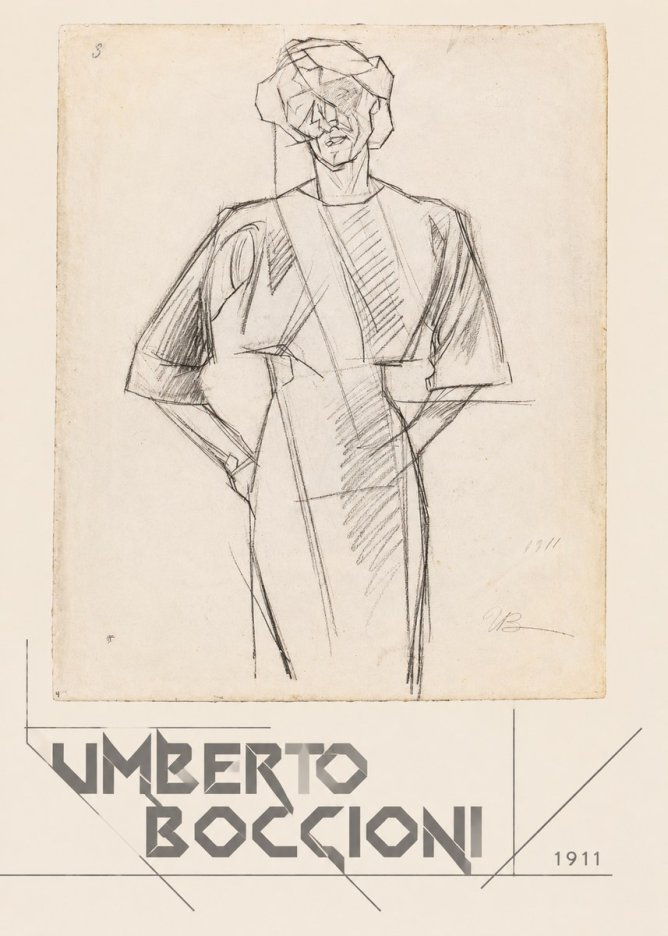 Umberto Boccioni Figure Study, 1911 No4 - Juliste