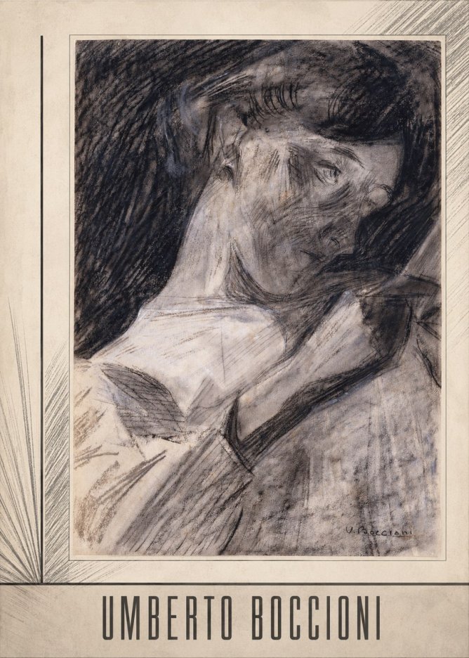 Umberto Boccioni Figure Study II No6 - Juliste