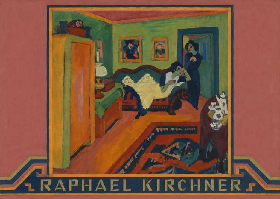 Raphael Kirchner Interior with Two Women No4 - Juliste