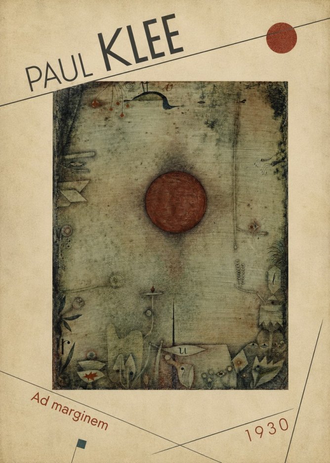 Paul Klee Ad Marginem No3 - Juliste
