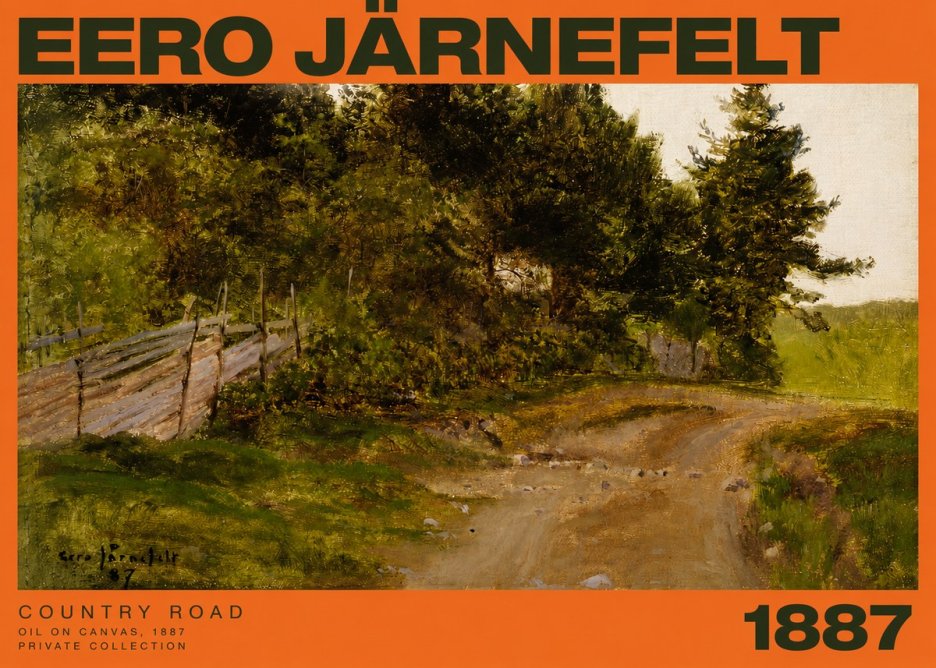 Eero Järnefelt Country Road No2 - Juliste