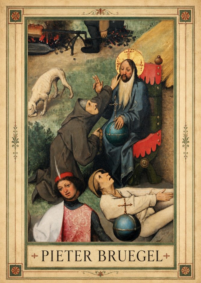 Pieter Bruegel The Adoration of the Magi - Detail No1 - Juliste