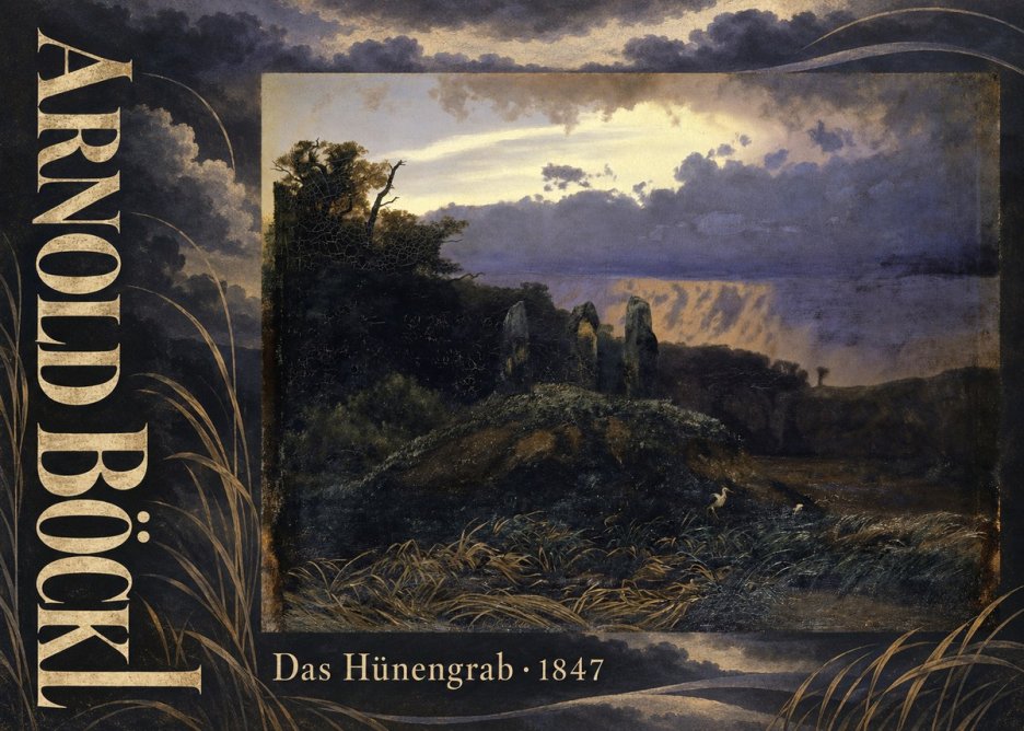 Arnold Böcklin Das Hünengrab No6 - Juliste