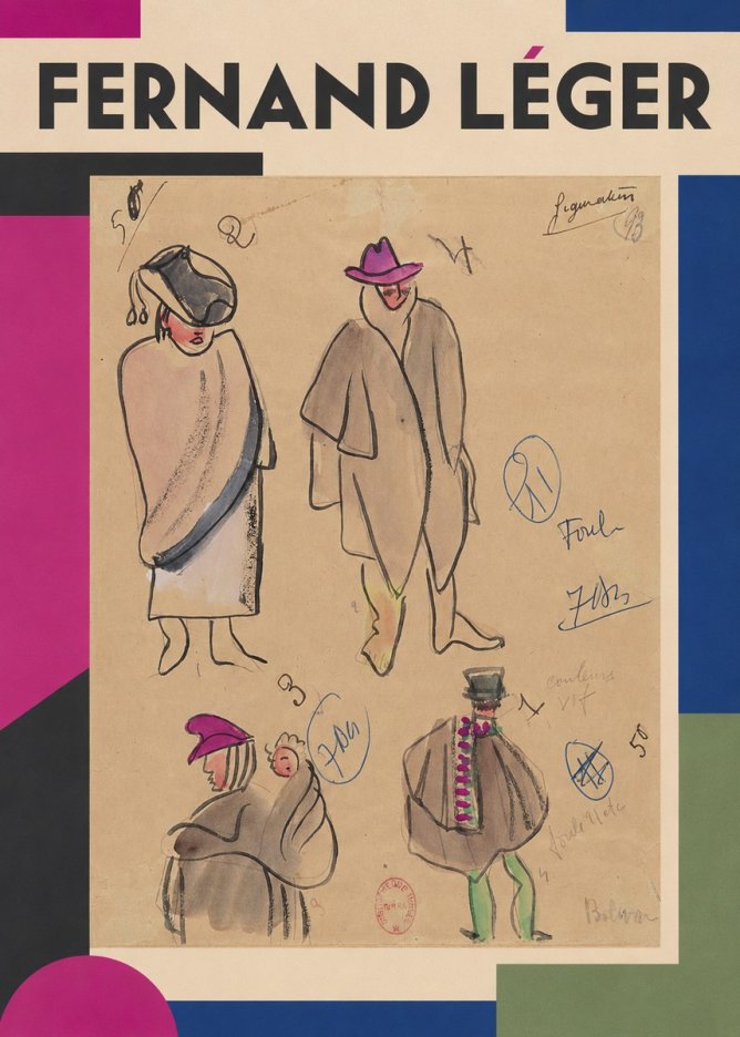 Fernand Léger Pygmalion No1 - Juliste