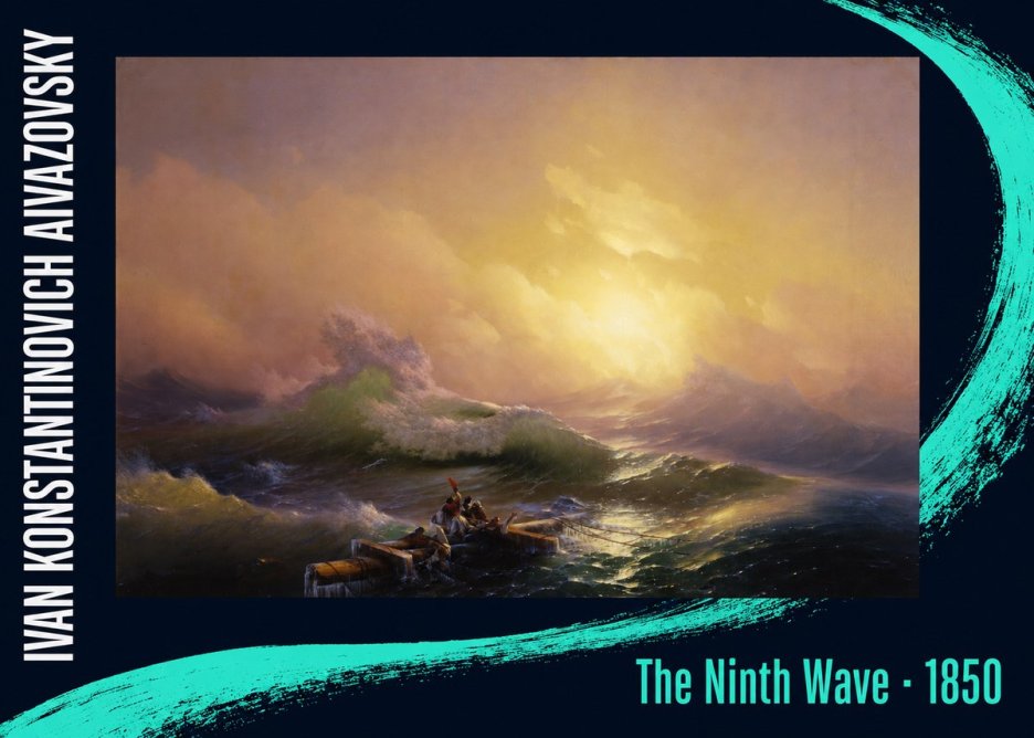 Ivan Konstantinovich Aivazovsky The Ninth Wave III No5 - Juliste