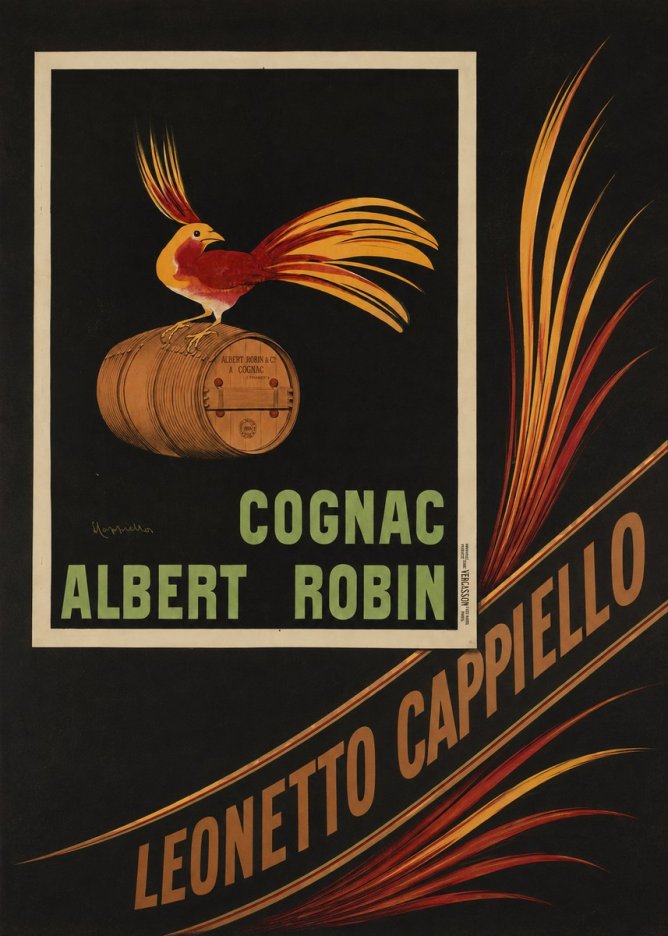 Leonetto Cappiello Cognac Albert Robin No5 - Juliste