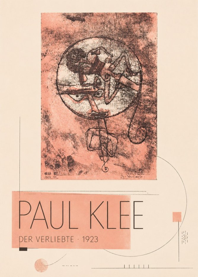 Paul Klee Der Verliebte II No3 - Juliste