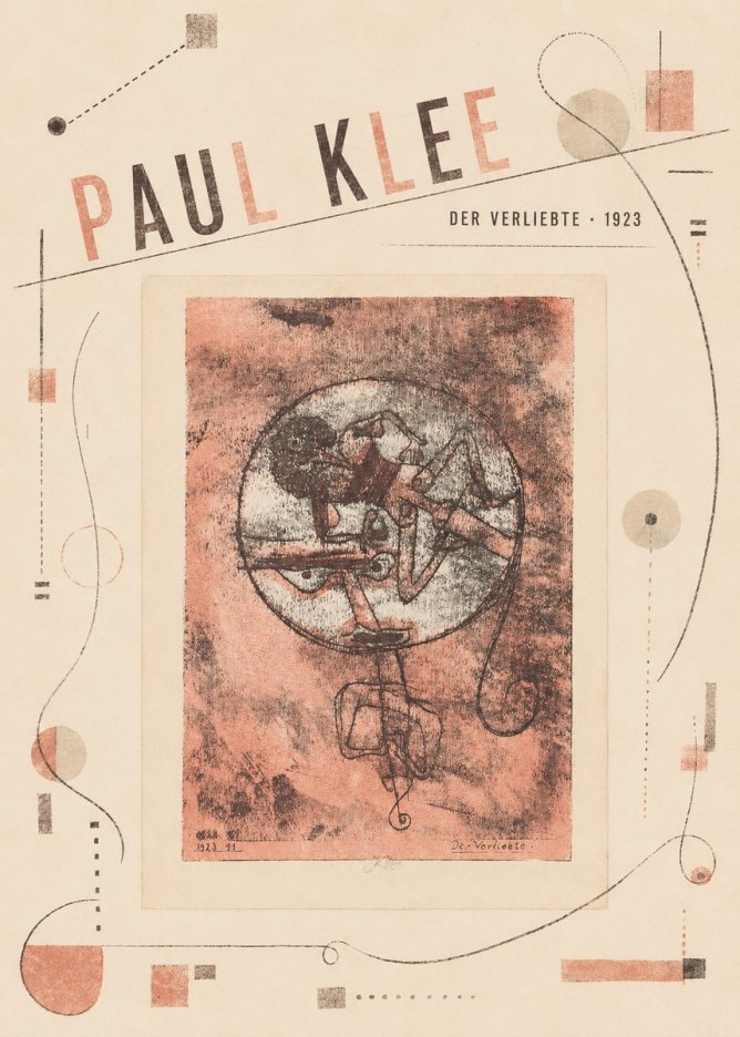 Paul Klee Der Verliebte II No5 - Juliste
