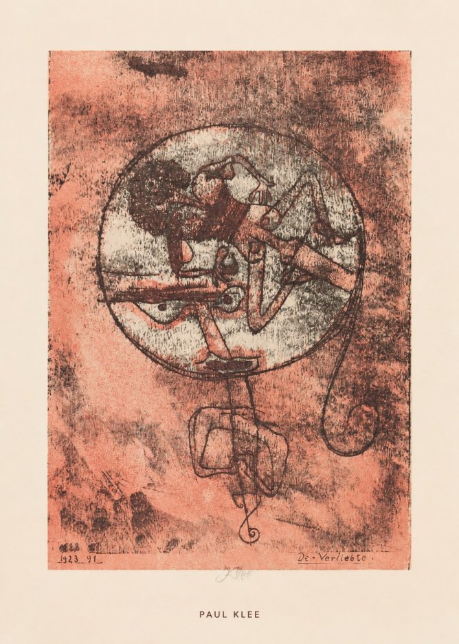 Paul Klee Der Verliebte II No6 - Juliste