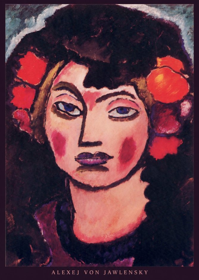 Alexej von Jawlensky Portrait of a Woman No5 - Juliste