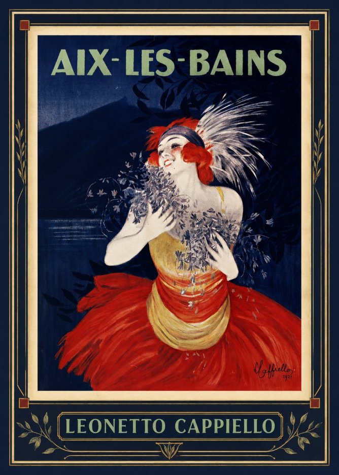 Leonetto Cappiello Aix-les-bains No1 - Juliste
