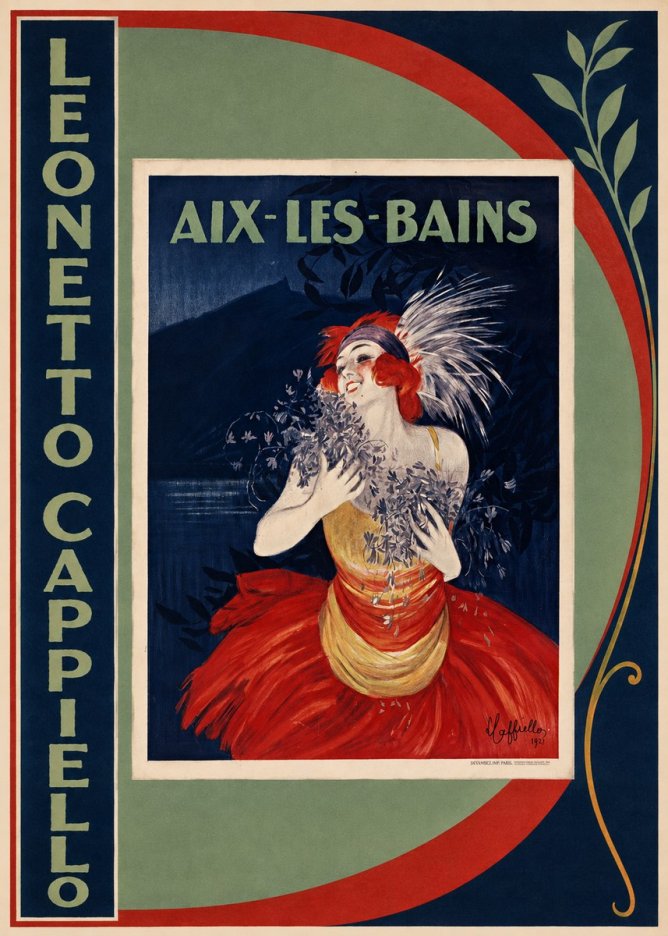Leonetto Cappiello Aix-les-bains No4 - Juliste