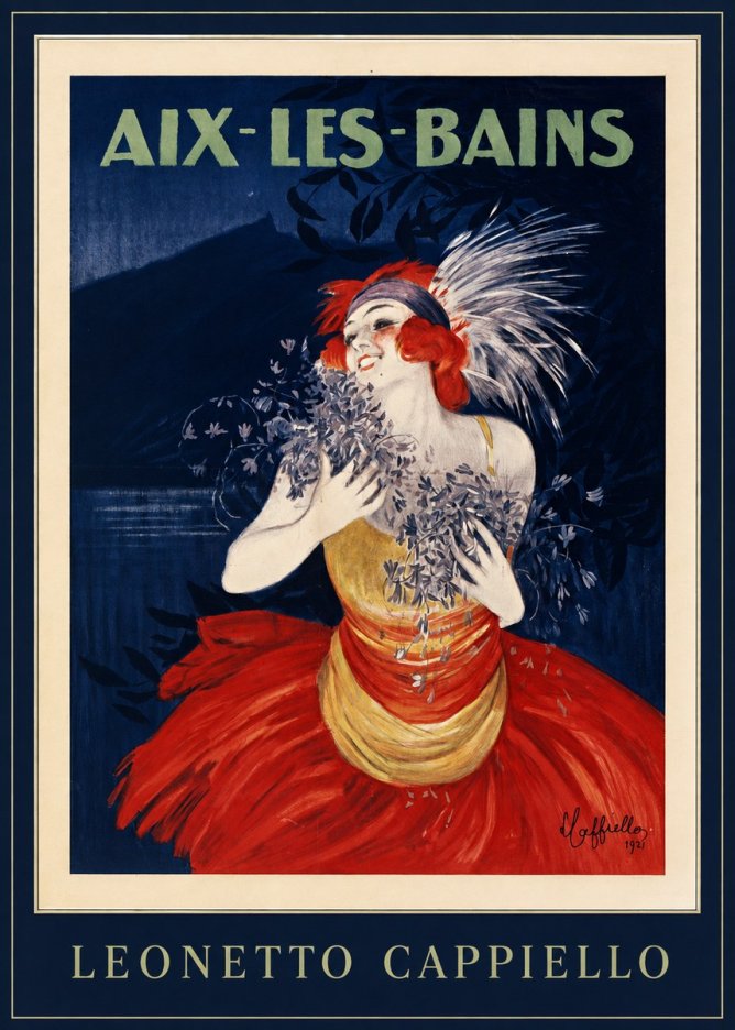 Leonetto Cappiello Aix-les-bains No5 - Juliste