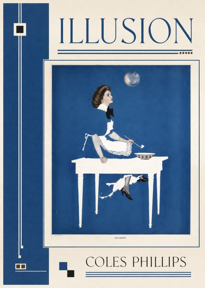 Coles Phillips Illusion No2 - Juliste