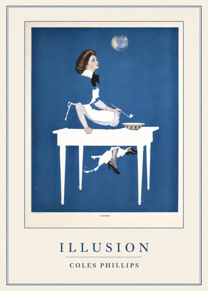Coles Phillips Illusion No4 - Juliste