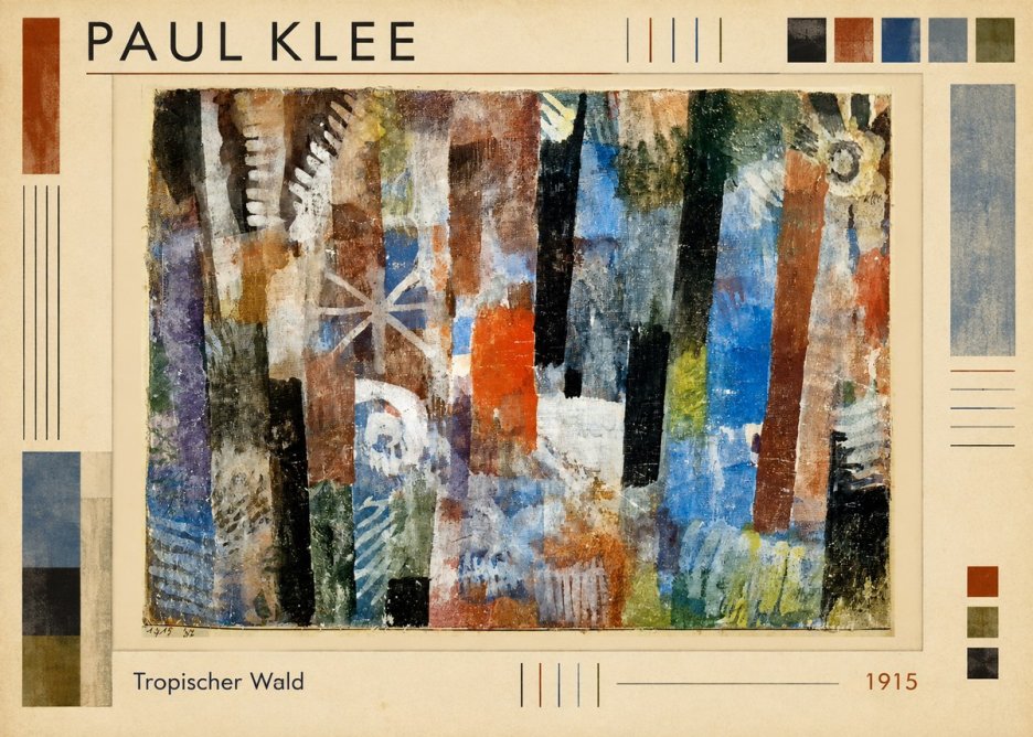 Paul Klee Tropischer Wald No1 - Juliste