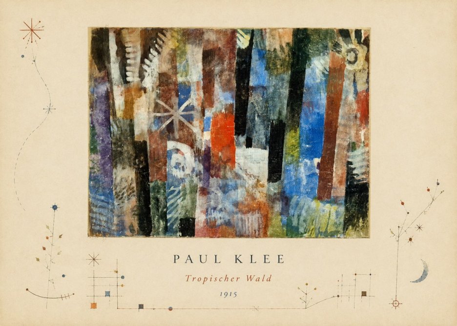 Paul Klee Tropischer Wald No3 - Juliste