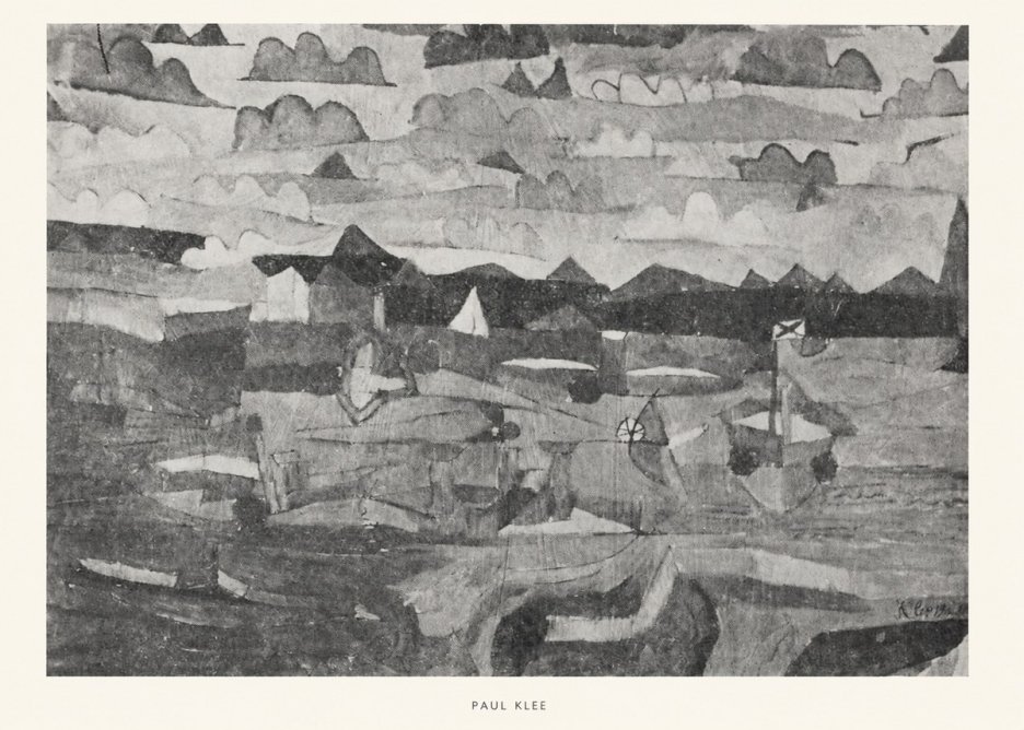 Paul Klee Coastal Landscape No6 - Juliste