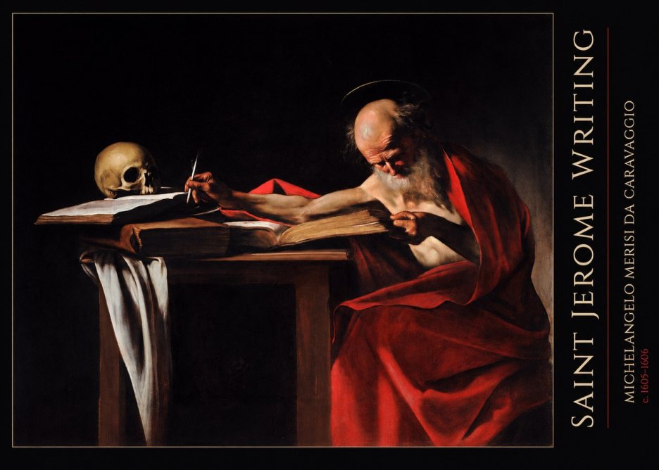 Michelangelo Merisi da Caravaggio Saint Jerome Writing IV No5 - Juliste