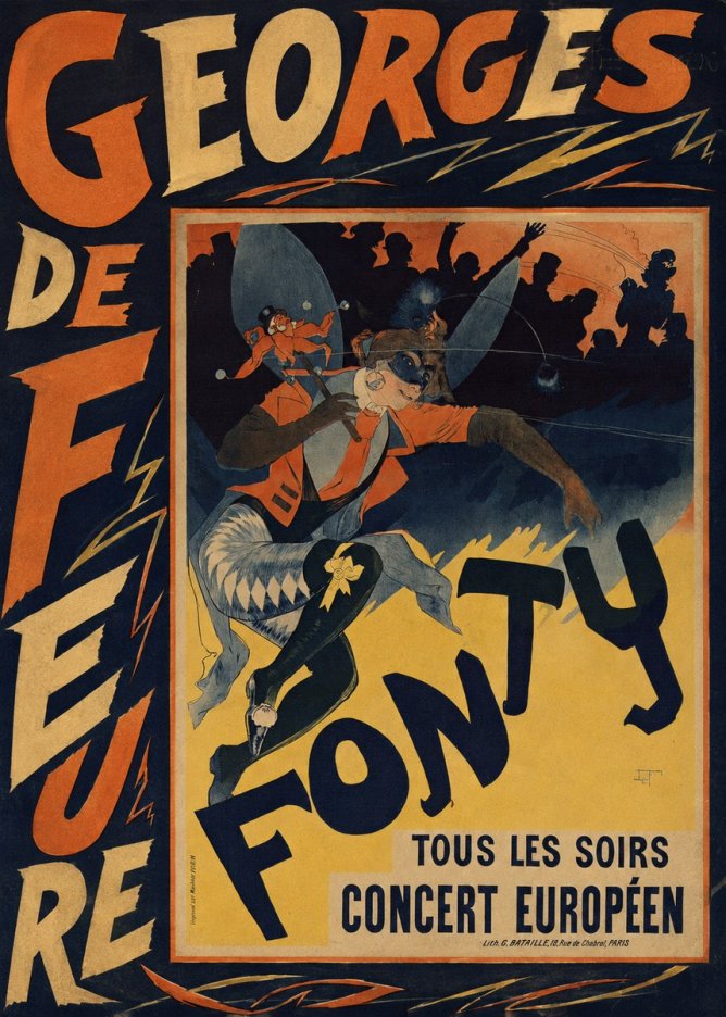 Georges de Feure Fonty II No5 - Juliste