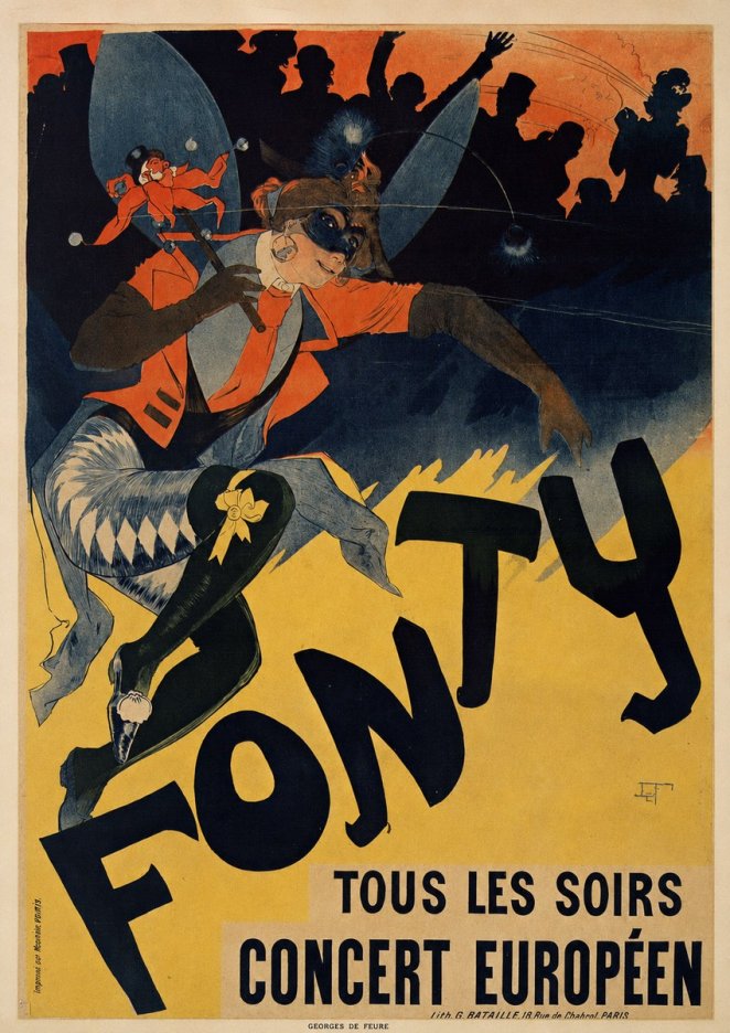 Georges de Feure Fonty II No6 - Juliste