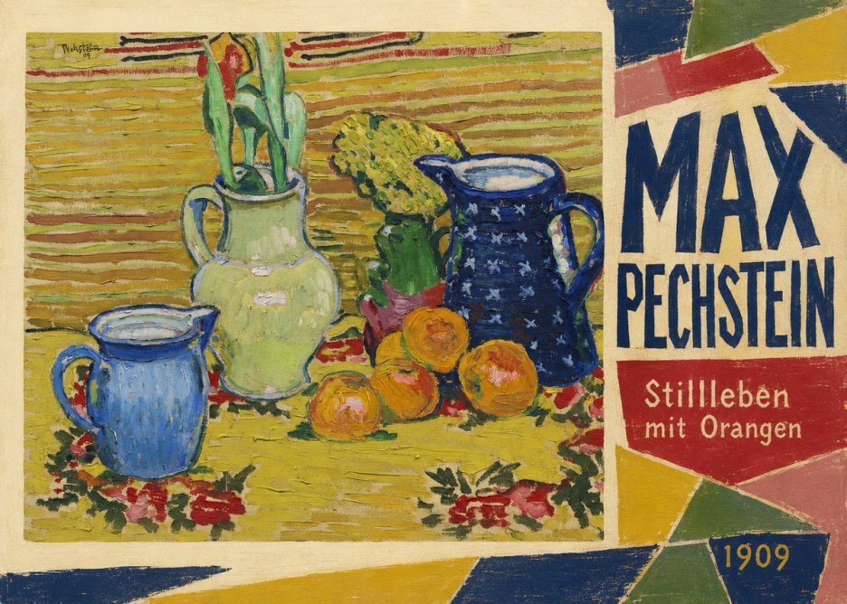 Max Pechstein Stillleben Mit Orangen No3 - Juliste