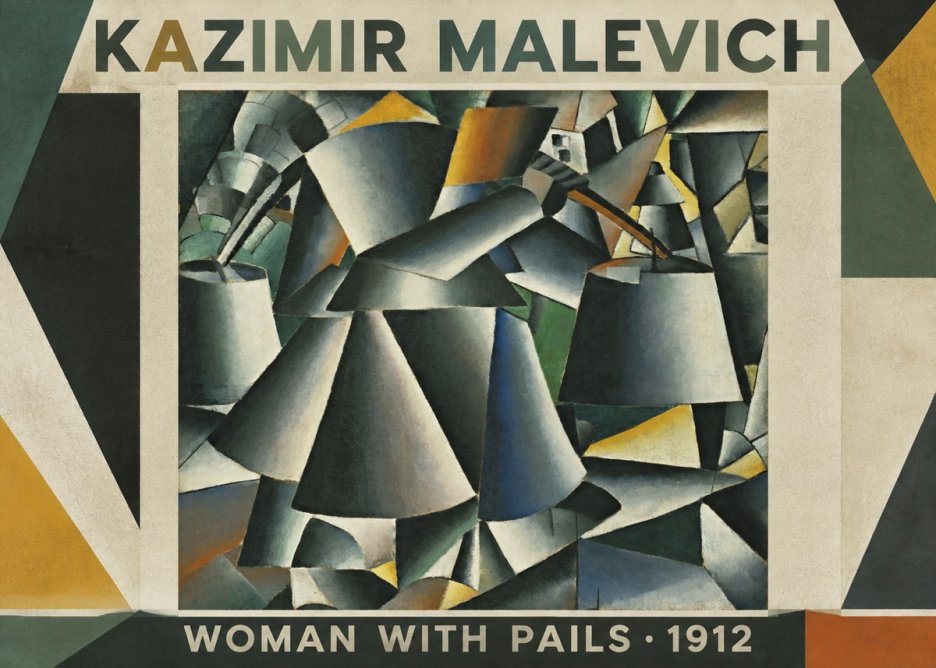 Kazimir Malevich Woman with Pails No1 - Juliste