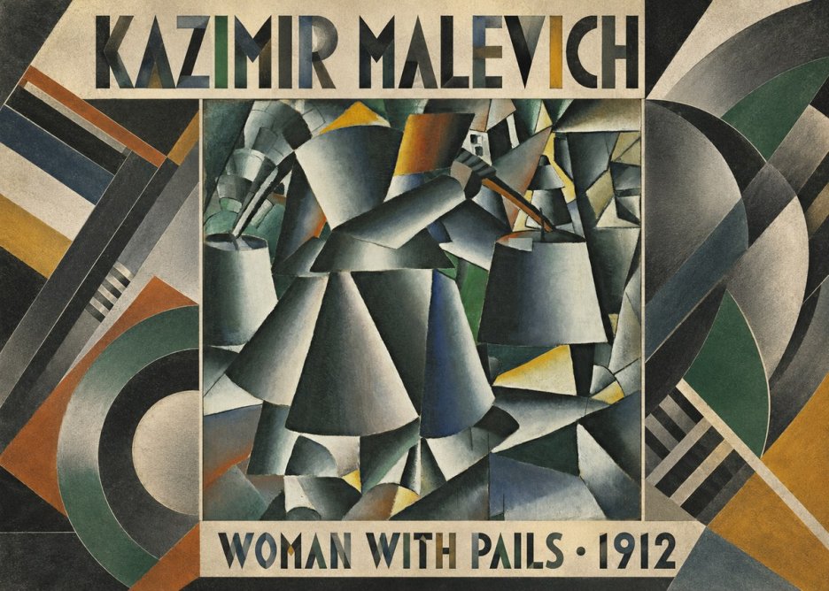 Kazimir Malevich Woman with Pails No5 - Juliste