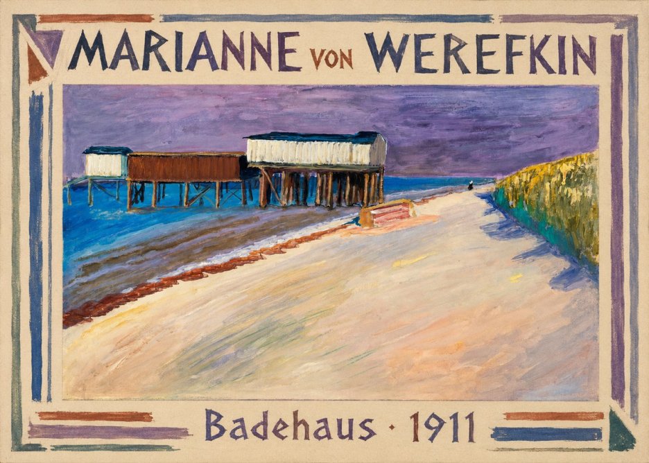 Marianne von Werefkin Badehaus No1 - Juliste