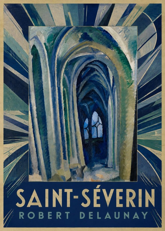 Robert Delaunay Saint-séverin No6 - Juliste