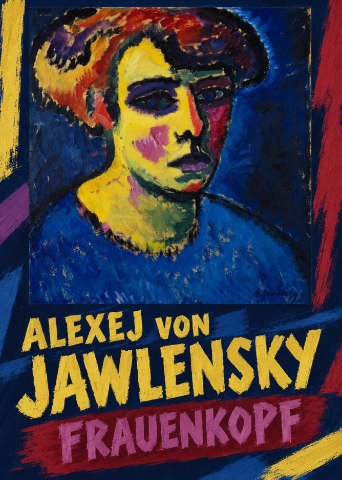 Alexej von Jawlensky Frauenkopf No2 - Juliste
