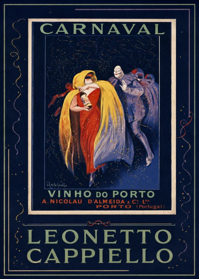 Leonetto Cappiello Carnaval - Vinho Do Porto No6 - Juliste