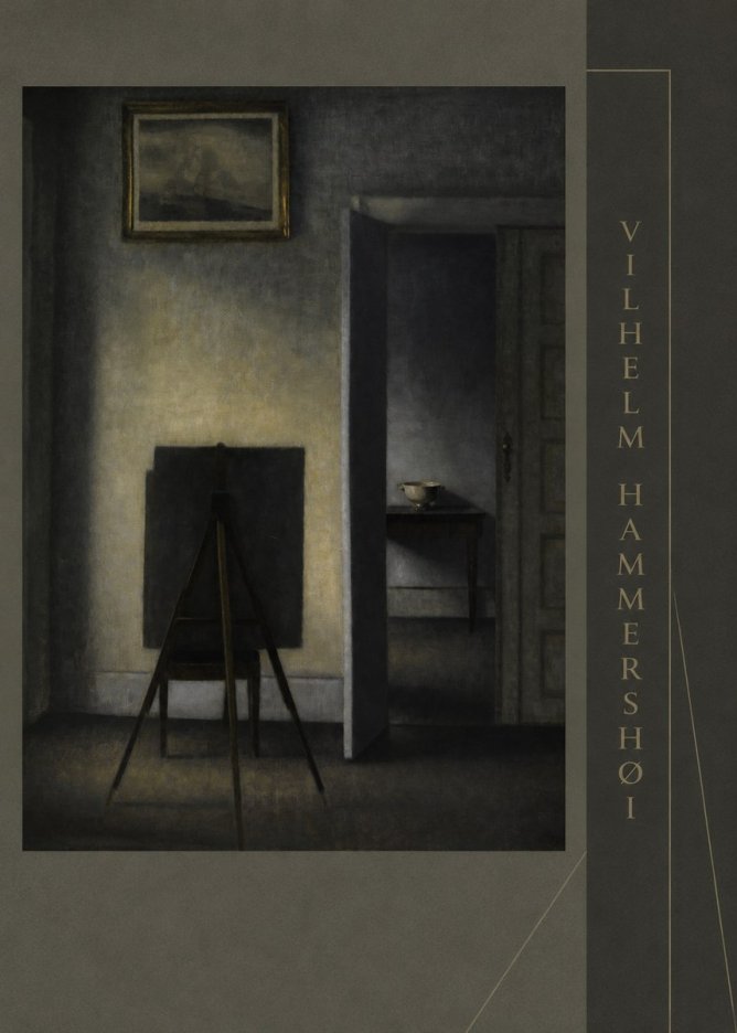 Vilhelm Hammershøi Interior with the Artist's Easel III No3 - Juliste