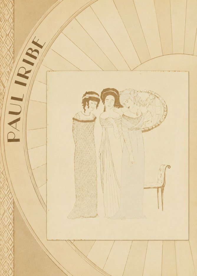 Paul Iribe Elegant Figures No6 - Juliste