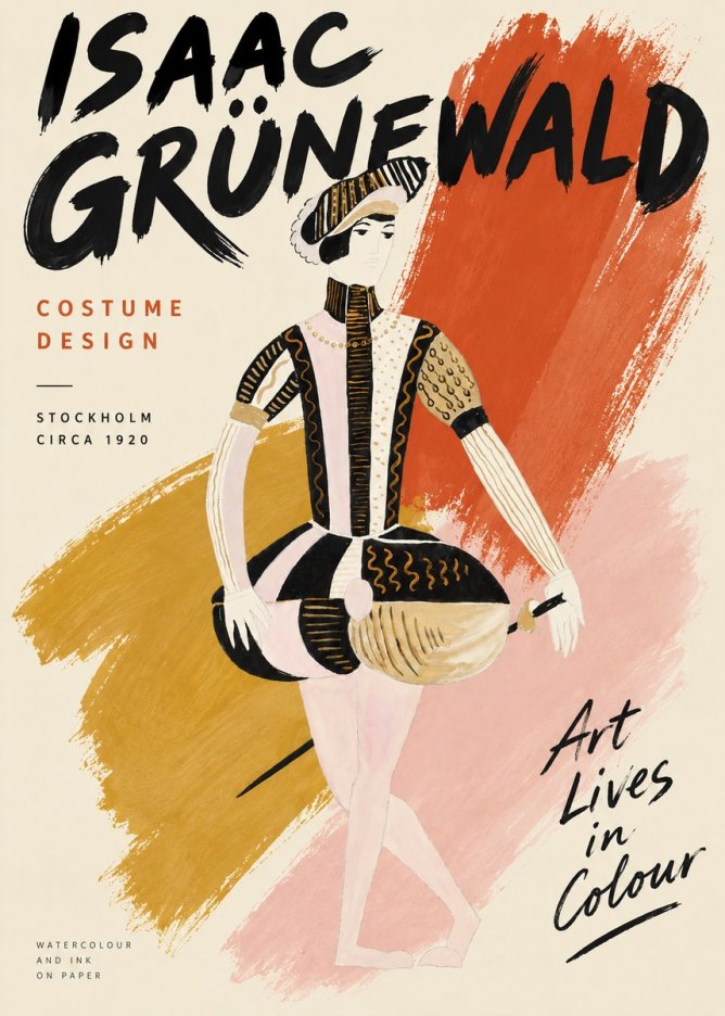 Isaac Grünewald Costume Study VI No3 - Juliste