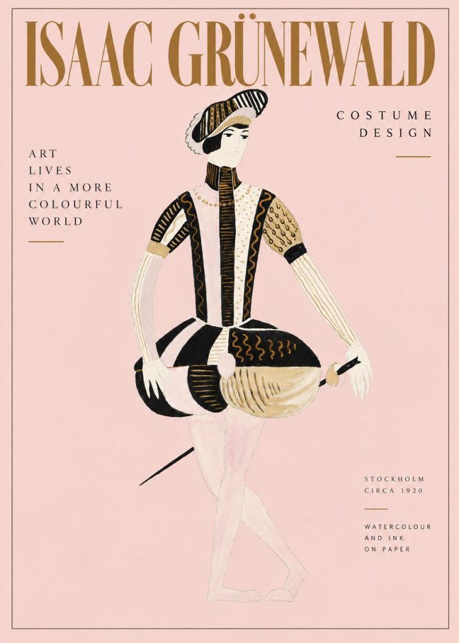 Isaac Grünewald Costume Study VI No6 - Juliste