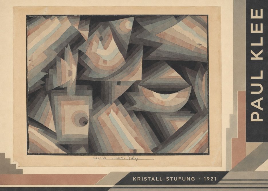 Paul Klee Kristall-stufung II No2 - Juliste