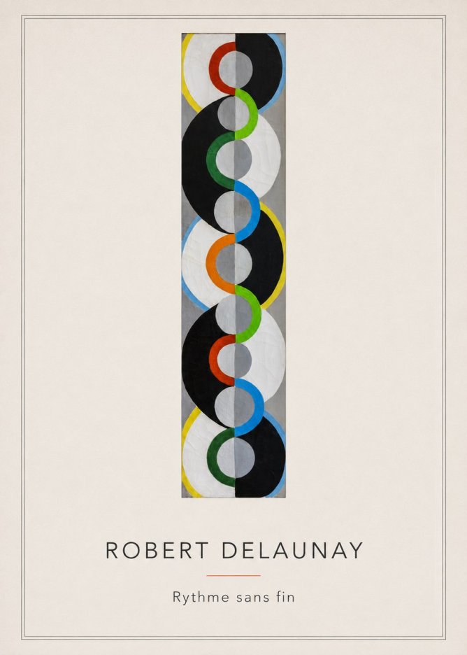 Robert Delaunay Rythme Sans Fin III No4 - Juliste