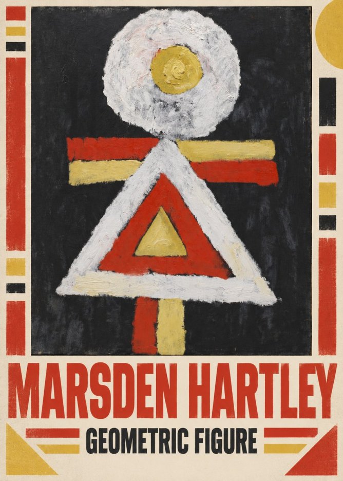 Marsden Hartley Geometric Figure No5 - Juliste