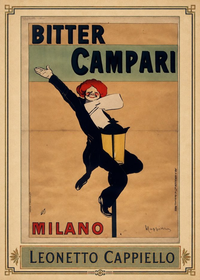 Leonetto Cappiello Bitter Campari II No1 - Juliste