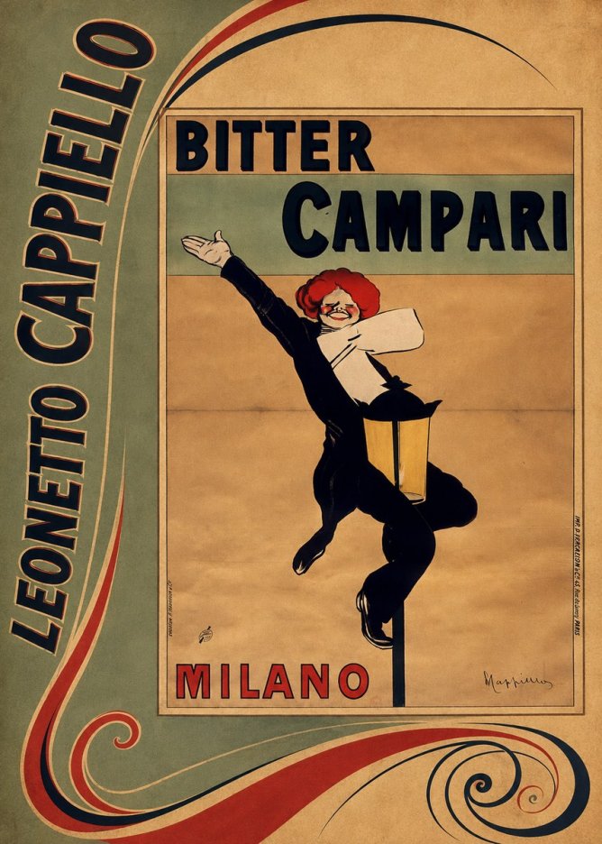 Leonetto Cappiello Bitter Campari II No2 - Juliste